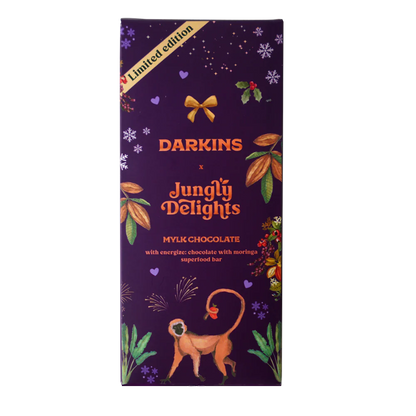 Mylk Chocolate | (With Energize Chocolate With Moringa Superfood Bar) – Bean To Bar – No Palm Oil – jungly Delights – 50gm