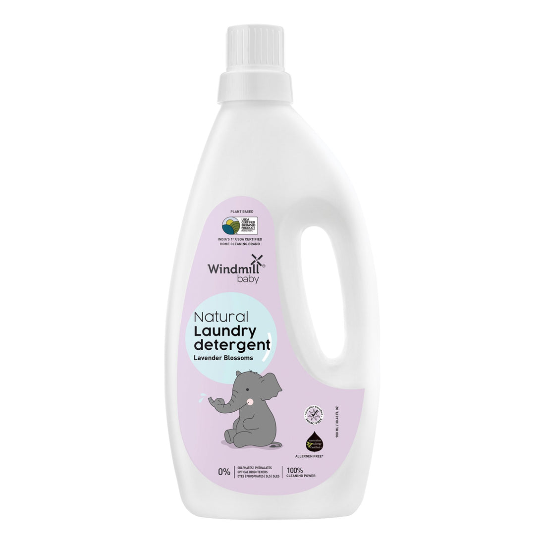 Natural Laundry Detergent Lavender Blossoms - Windmill Baby - 900ml