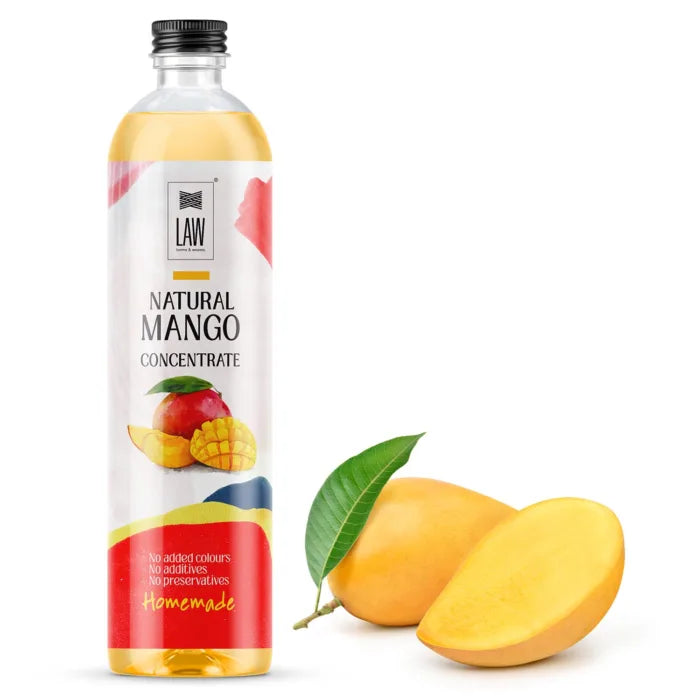 Mango Concentrate | Natural - No Added colours, Additives Or No Preservatives - Looms And Weaves - 500ml