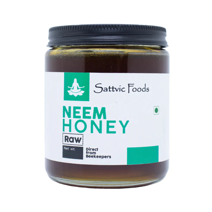 Neem Honey | (Raw &amp; Unheated) - Sattvic Food - 300gm