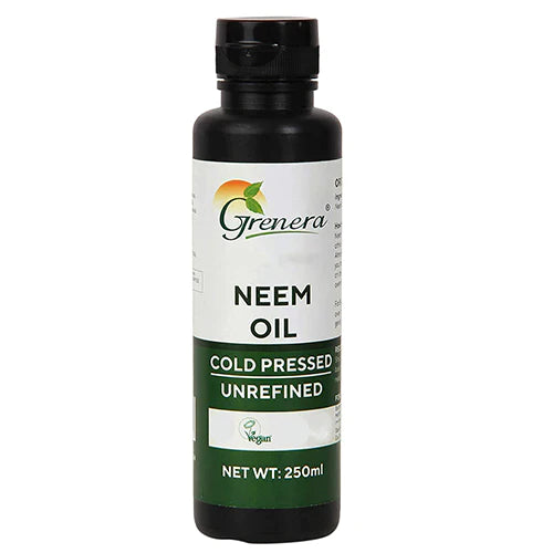 Neem Oil | Cold Pressed - Unrefined - For Skin And Massage Oil - Grenera - 250ml