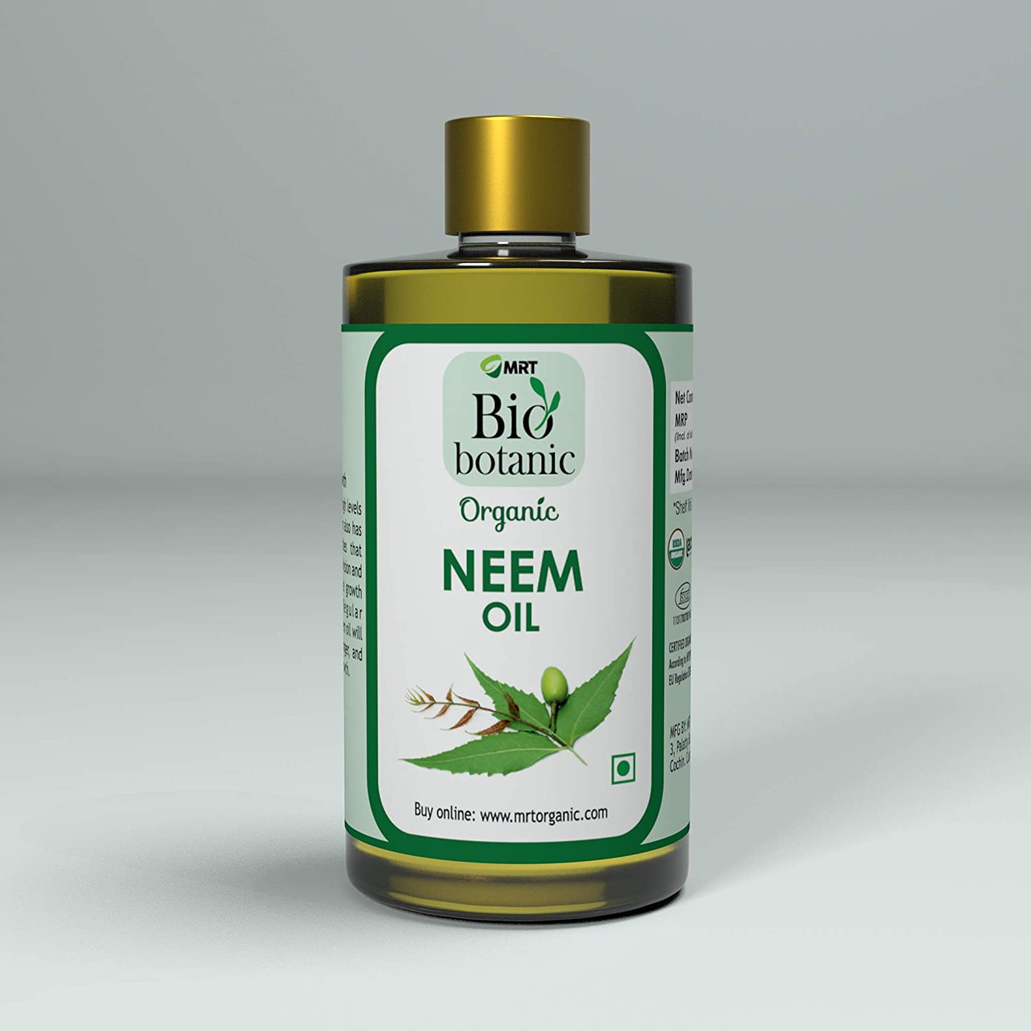Neem Oil – MRT Organics – 100ml