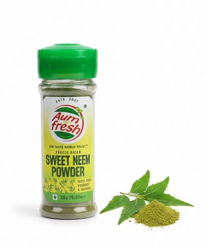 Seasoning | Sweet Neem Powder (Curry Leaf Powder) - 100% Pure &amp; Natural - Aum Fresh - 25gm