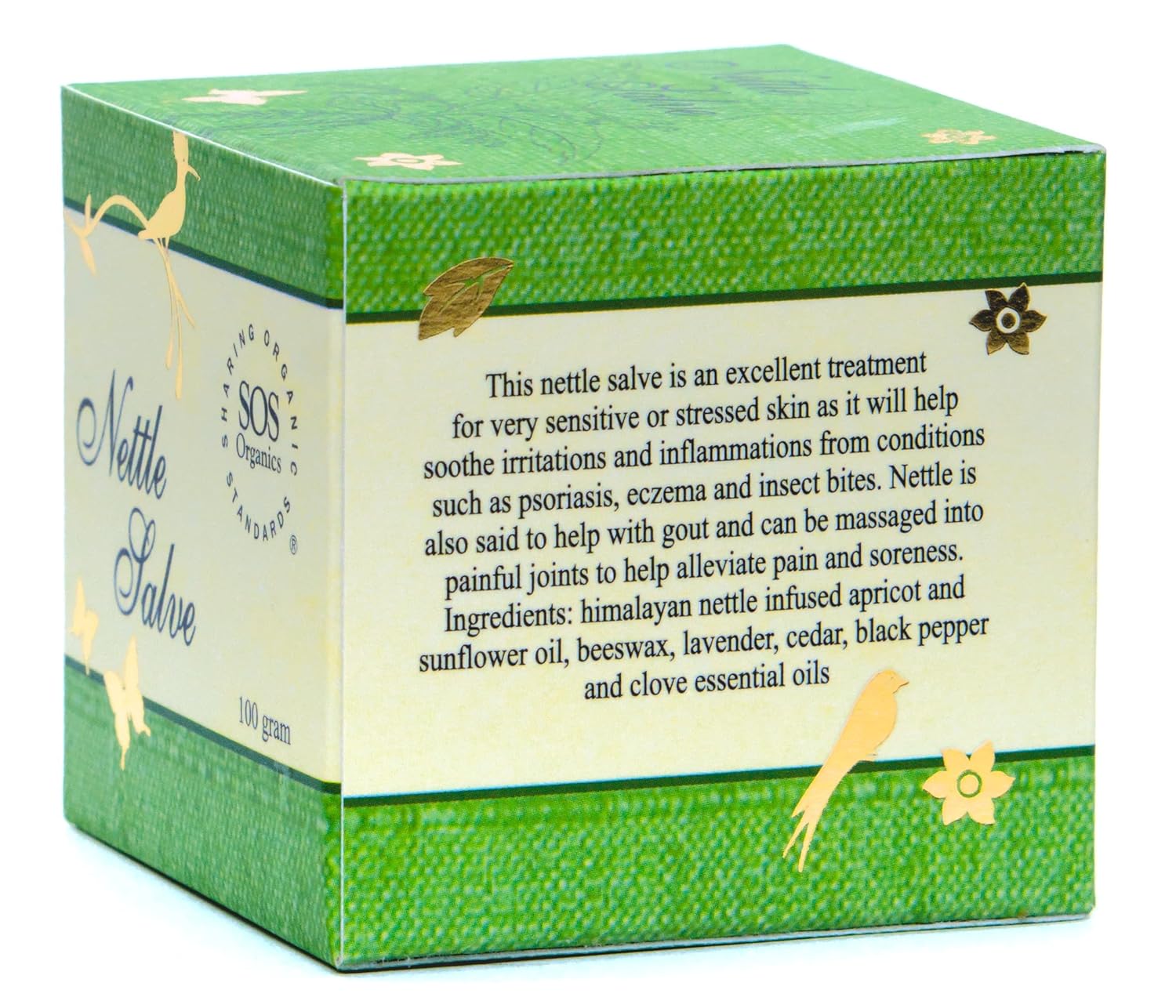 Nettle Salve - Sos Organics - 100gm
