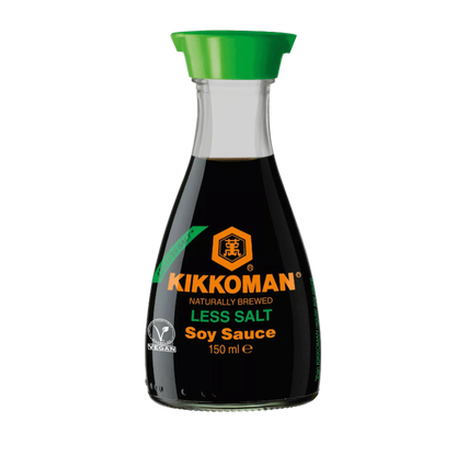 Soy Sauce | 43% Less Salt Soy Sauce – Vegan &amp; No Added Preservatives – Kikkoman – 150ml