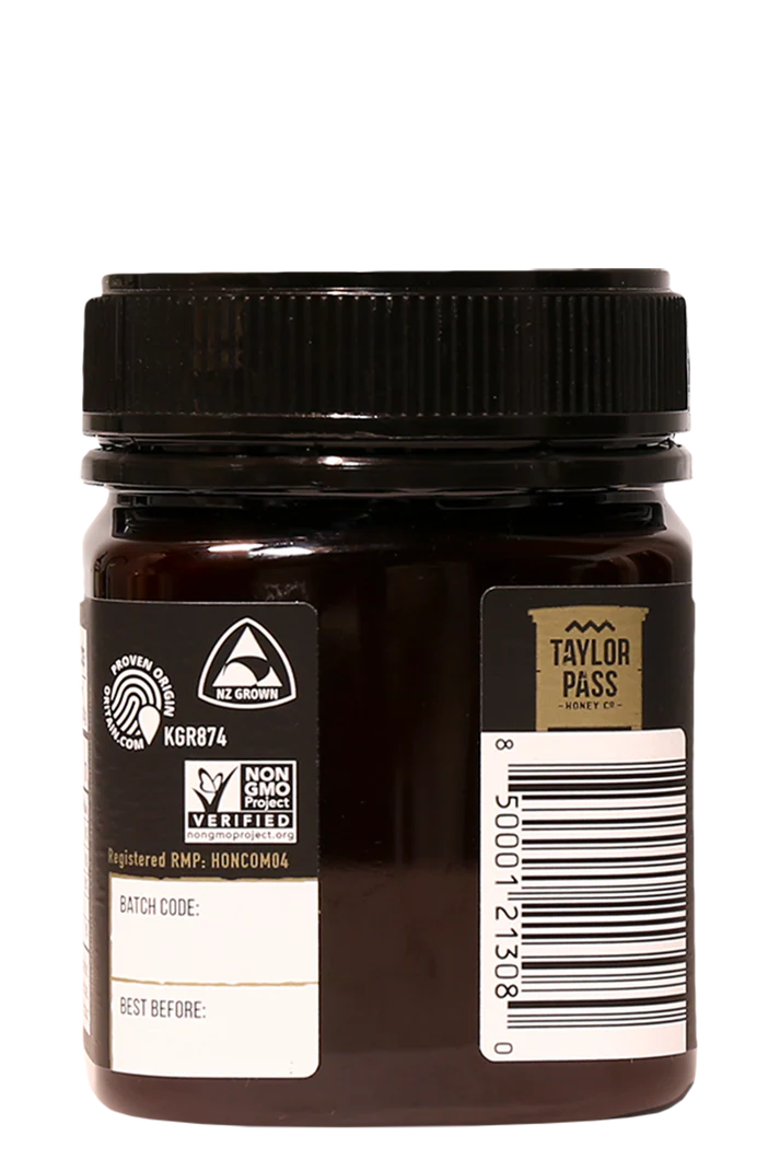 Honey | New Zealand Manuka Blend Honey - MG050 - Antibiotic Free - Taylor Pass Honey - 250gm