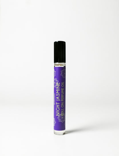 Perfume | Night Jasmine Roll On Perfume - No Parabens - Maroma - 10ml