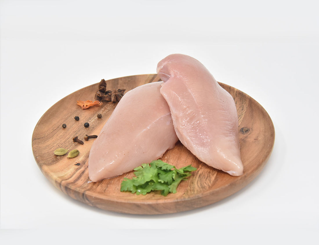 Chicken Breast | Non Corn-Fed Chicken Breast (Halal) - Frozen - No Antibiotics And Hormone Free – Gayatri Organic Farms – 450gm