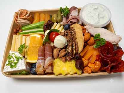 Non Veg Cheese Platter - Fresh - Made with Organic Ingredients - Box