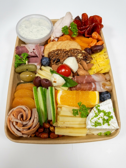 Non Veg Cheese Platter - Fresh - Made with Organic Ingredients - Box