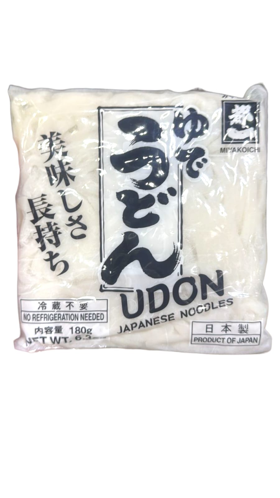 Noodled | Fat UDON Japanese Noodles - No Added Preservatives & No Emulsifiers And Stabilisers - Miyakoichi - 180gm