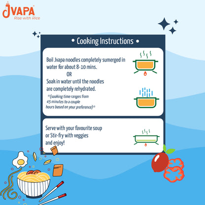 Noodles | Rice Stick (Beetroot) - Round - Gluten Free, Non Gmo &amp;amp; No Trans Fat - Jvapa - 200gm
