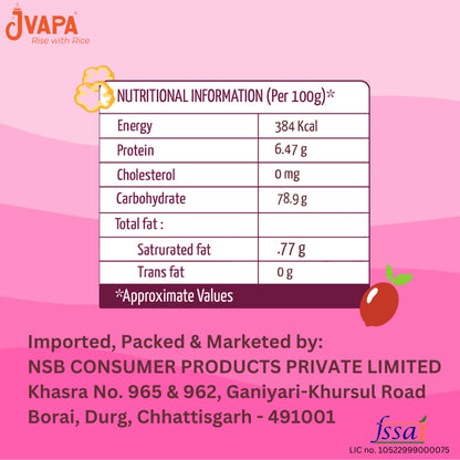 Noodles | Rice Stick (Original) – Round – Gluten Free, Non Gmo &amp;amp; No Trans Fat – Jvapa – 200gm