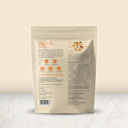 Nut Mix | Maple Chilli Glazed Nut Mix (Cashews, Almonds, Dried Mango, Dried Pineapple, Pumpkin &amp; Sunflower Seeds)- All Natural, Plant Based – Vegan, Gluten Free,- Non GMO &amp; No Added Artificial Flavor – natch – 120gm