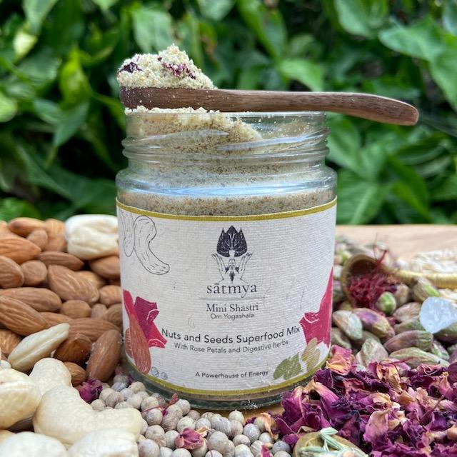 Nuts and Seeds Superfood Mix - Mildly Sweetened With Mishri - Satmya - 100gm
