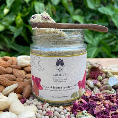 Nuts and Seeds Superfood Mix - Mildly Sweetened With Mishri - Satmya - 100gm