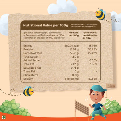 Oats Chilla | Super (With Brown Rice &amp; Red Poha) - Age 2 + - Natural - Preservatives Free &amp; Rich In Antioxidant - Conscious Food - 200gm