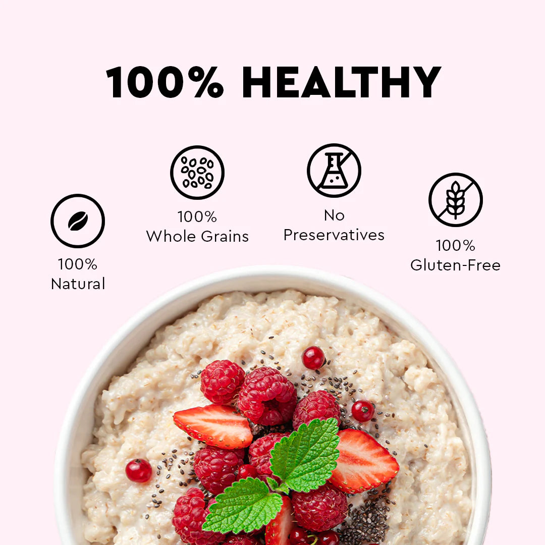 Oats | Steel Cut - 100% Wholegrains - Natural - Gluten Free, Soy Free, Non Gmo, High In Protein, Rich In Fibre, No Added Sugar &amp;amp; Preservatives - Nourish You - 500gm