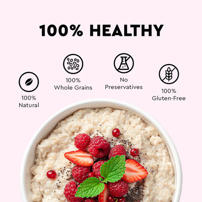 Oats | Steel Cut - 100% Wholegrains - Natural - Gluten Free, Soy Free, Non Gmo, High In Protein, Rich In Fibre, No Added Sugar &amp;amp; Preservatives - Nourish You - 500gm