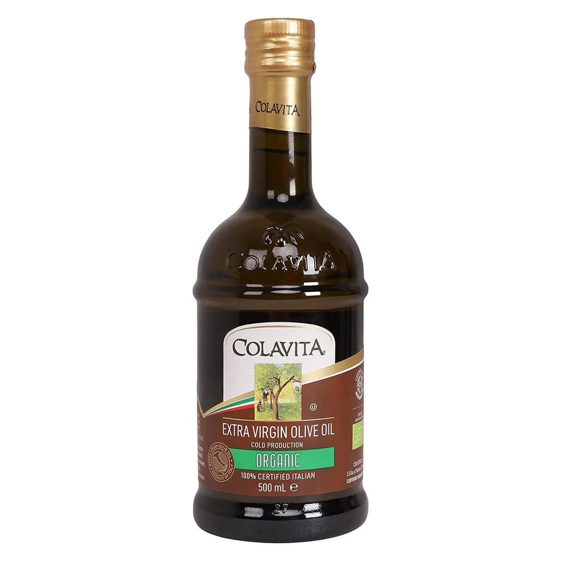 Olive Oil | Extra Virgin - Cold Pressed - Italian Origin - Colavita - 500ml
