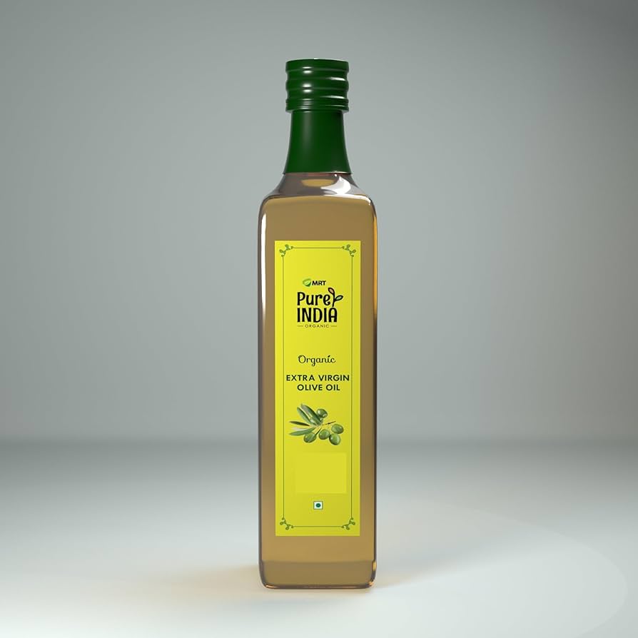 Oil | Olive Oil (Extra Virgin) - Glass Bottle - MRT Organics – 500ml