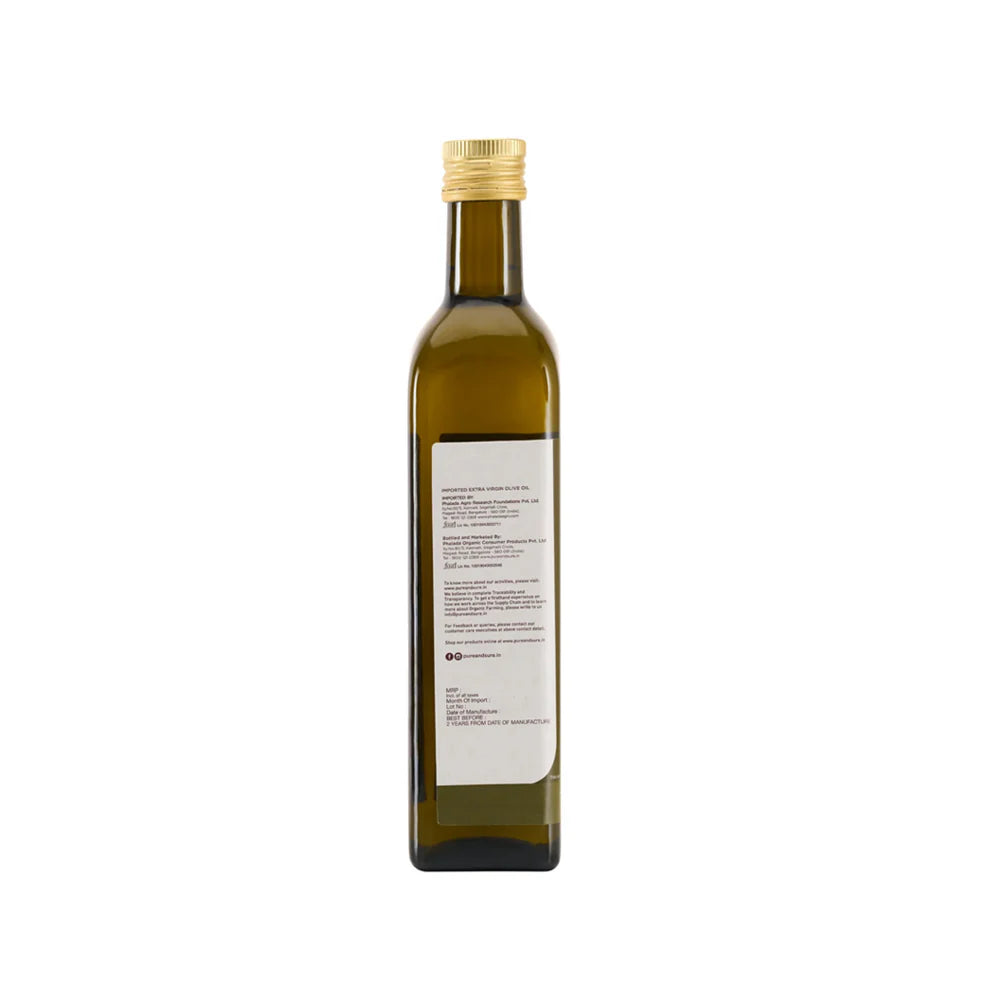 Olive Oil l Extra Virgin – Cold Pressed – Tunisia – Pure and Sure – 500ml