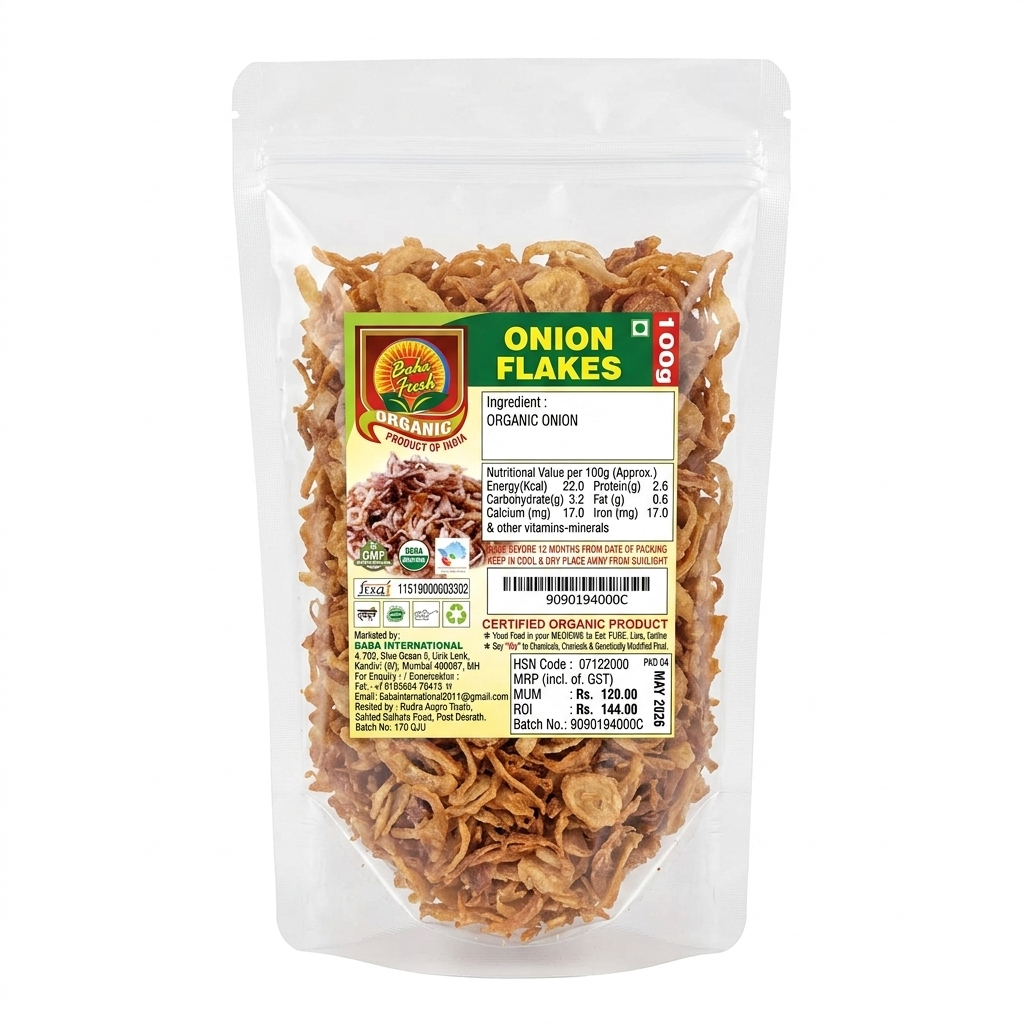 Onion Flakes | Baba Fresh - 100gm