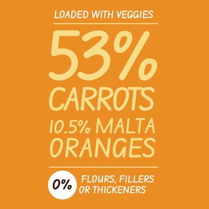Soup | Orange &amp;amp; Carrot Soup (Loaded With Veggies 53% Carrots &amp; 10.5% Malta Orange) – 100% Clean – No Flours, Fillers, Thickeners, No Preservatives, Colours &amp;amp; No Additives – Simplify Foods – 50gm