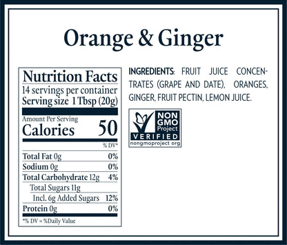 Orange &amp; Ginger Jam - Dalfour - 284gm