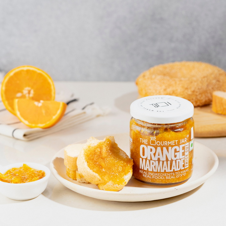 Orange Marmalade Thick-Cut – Vegan, Gluten Free, No Refined Sugar &amp;amp; Nut Free – The Gourmet Jar – 230gm