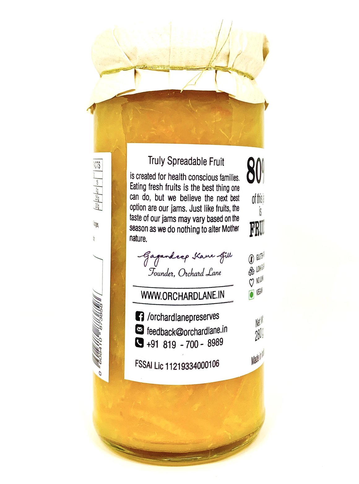 Orange Marmalade – Orchard Lane – 300gm