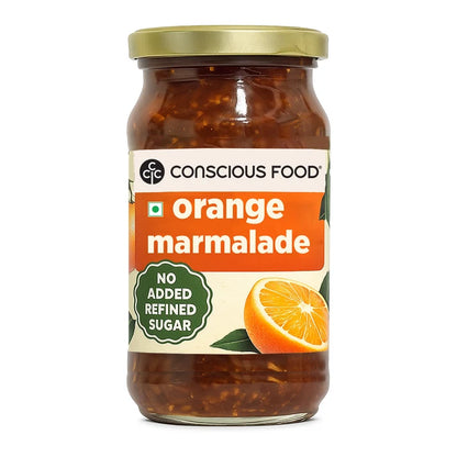 Orange Marmalade -100% Real Fruit | Sweetened with Forest Honey - No Added Refined Sugar- Conscious Food – 250gm