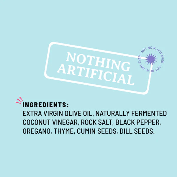 Oregano + Thyme (Herby Earthy Zesty) - Dressing - Roast, Stem, Dip - Natural - Indian  - Gluten Free, No Refined Sugar &amp;amp; No Bad Oil - Boombay - 220gm