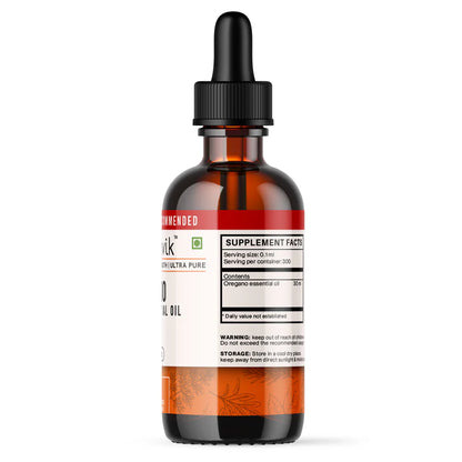 Oregano Oil | Oregano Essential Oil Pure Grade - Non GMO &amp; No preservatives - Vaastavik - 30ml