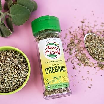 Seasoning | Oregano Seasoning (Meat Rub)-Freeze Dried-No Additives, No Artificial Flavours &amp; Preservatives Free - 100% Pure &amp; Natural - Aum Fresh - 10gm
