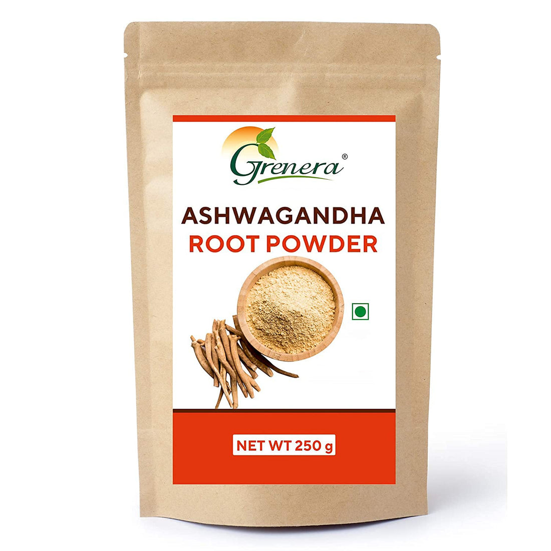 Organic Ashwagandha Root Powder – Vegan - Grenera – 250gm
