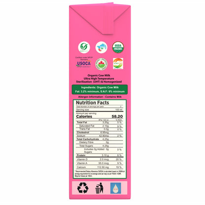 Cow Milk | Grow Fast - USDA Organic – High In Protein - No Antibiotic, No Stress Hormones, No Adulteration, No Contamination &amp;amp; Preservatives Free – Barsana Magic – 200ml