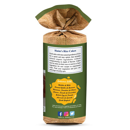 Rice Cake | Crispy Rice Thicks - Wholegrain Brown Rice Cakes (Multigrain) - Gluten Free, No Trans Fat &amp;amp; No Added Sugar - Haim - 136gm