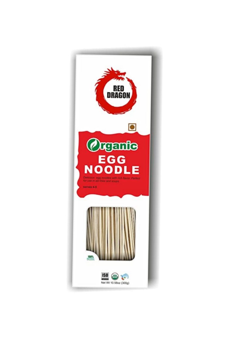 Organic Egg Noodles - Red Dragon - 300gm