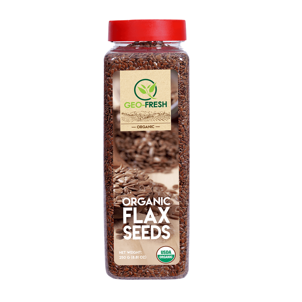 Flax Seeds | USDA Organic - Geo-Fresh - 250gm
