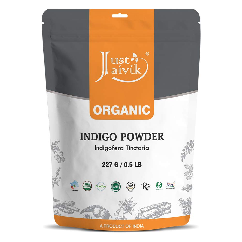 Natural Indigo Leaves Powder - Just Jaivik - 100gm