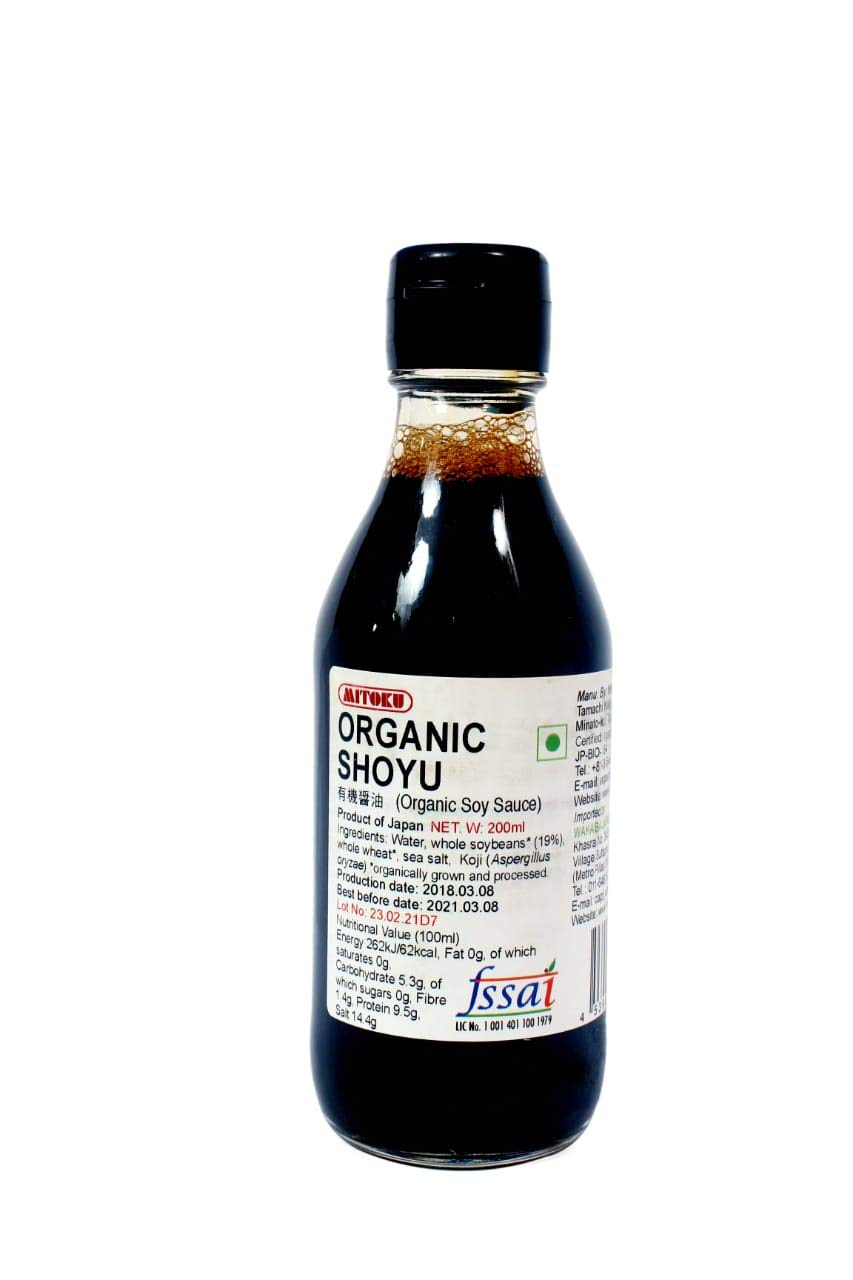 Organic Shoyu (Organic Soy Sauce) - Mitoku - 200ml