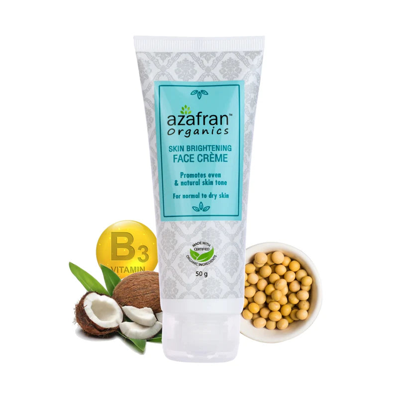 Skin Brightening Face Cream - Azafran Organics - 50gm