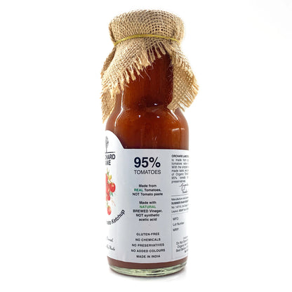 Tomato Ketchup | Organic - Gluten Free, No Added Chemicals, Preservatives &amp;amp; No Added Colours - Orchard Lane – 230gm