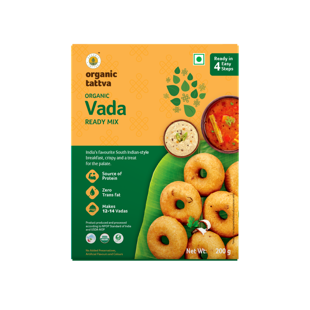 Vada - USDA Organic - Ready Mix – Organic Tattva – 200gm