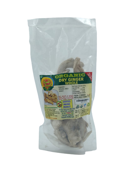 Organic Whole Dry Ginger - Baba Fresh - 100gm