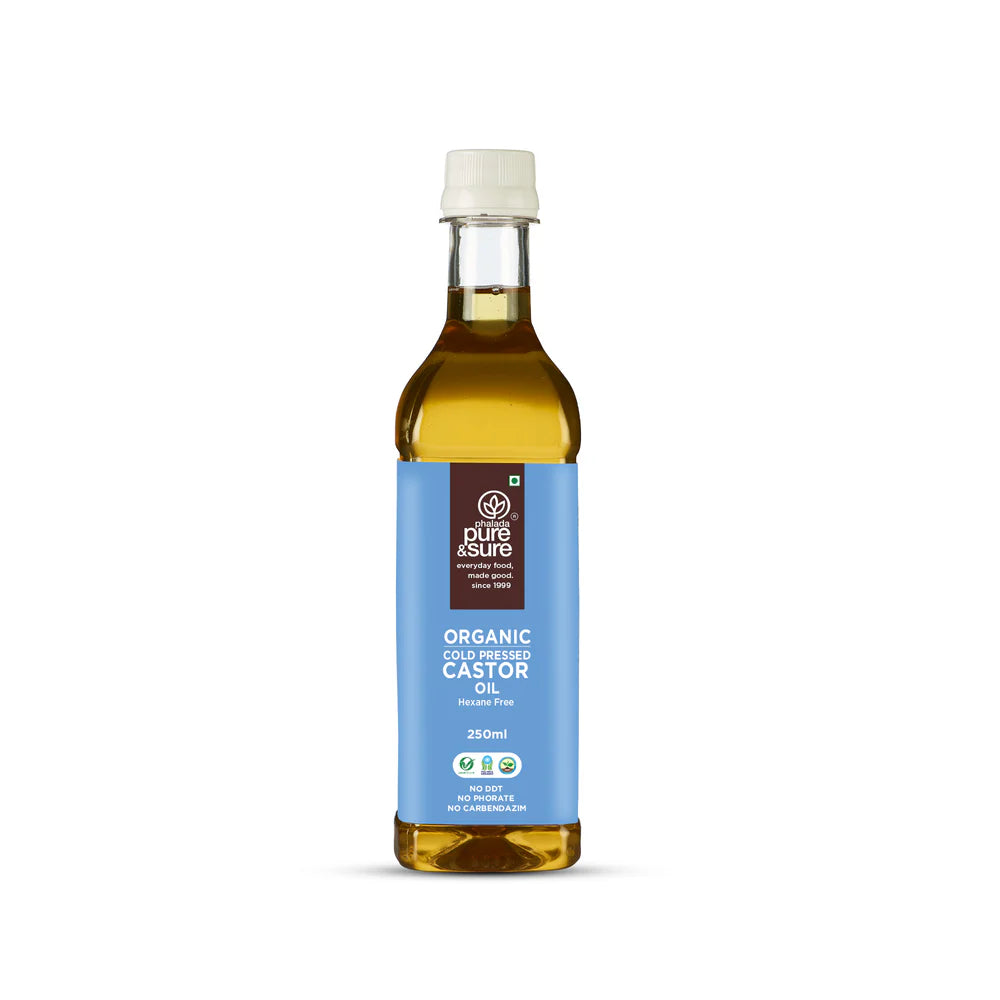 Castor Oil - USDA Organic - Pure and Sure - 250ml