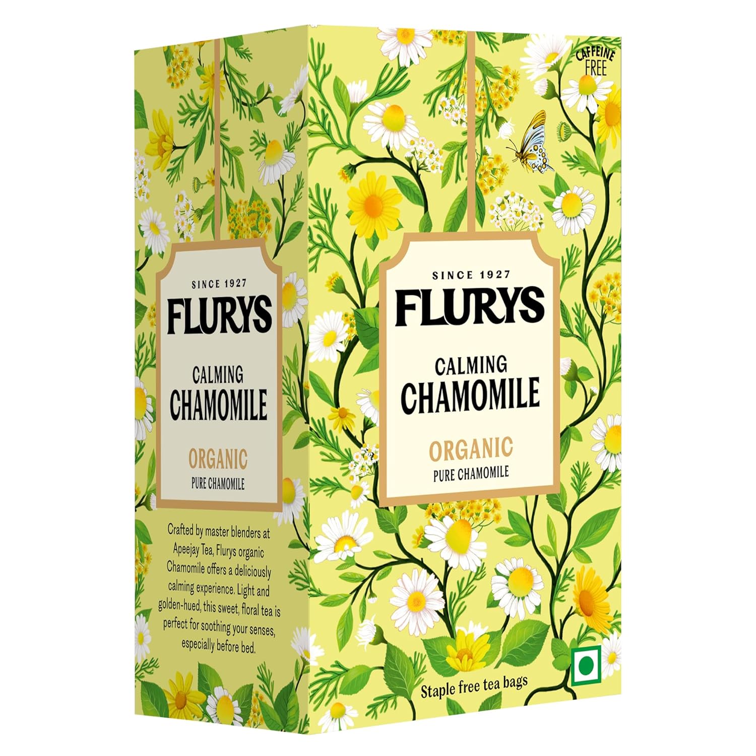 Organic Chamomile - Flurys -  20Tea Bags
