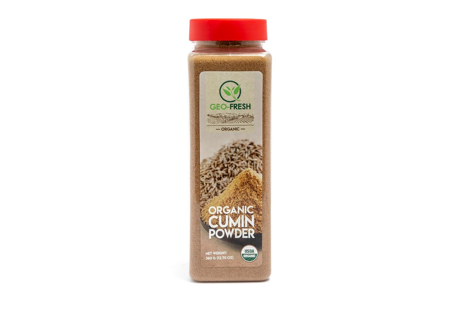Cumin Powder | USDA Organic - Geo-Fresh Organic - 360gm