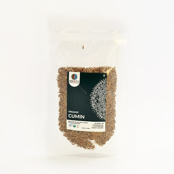 Cumin - Organic - Dhatu Organic - 100gm